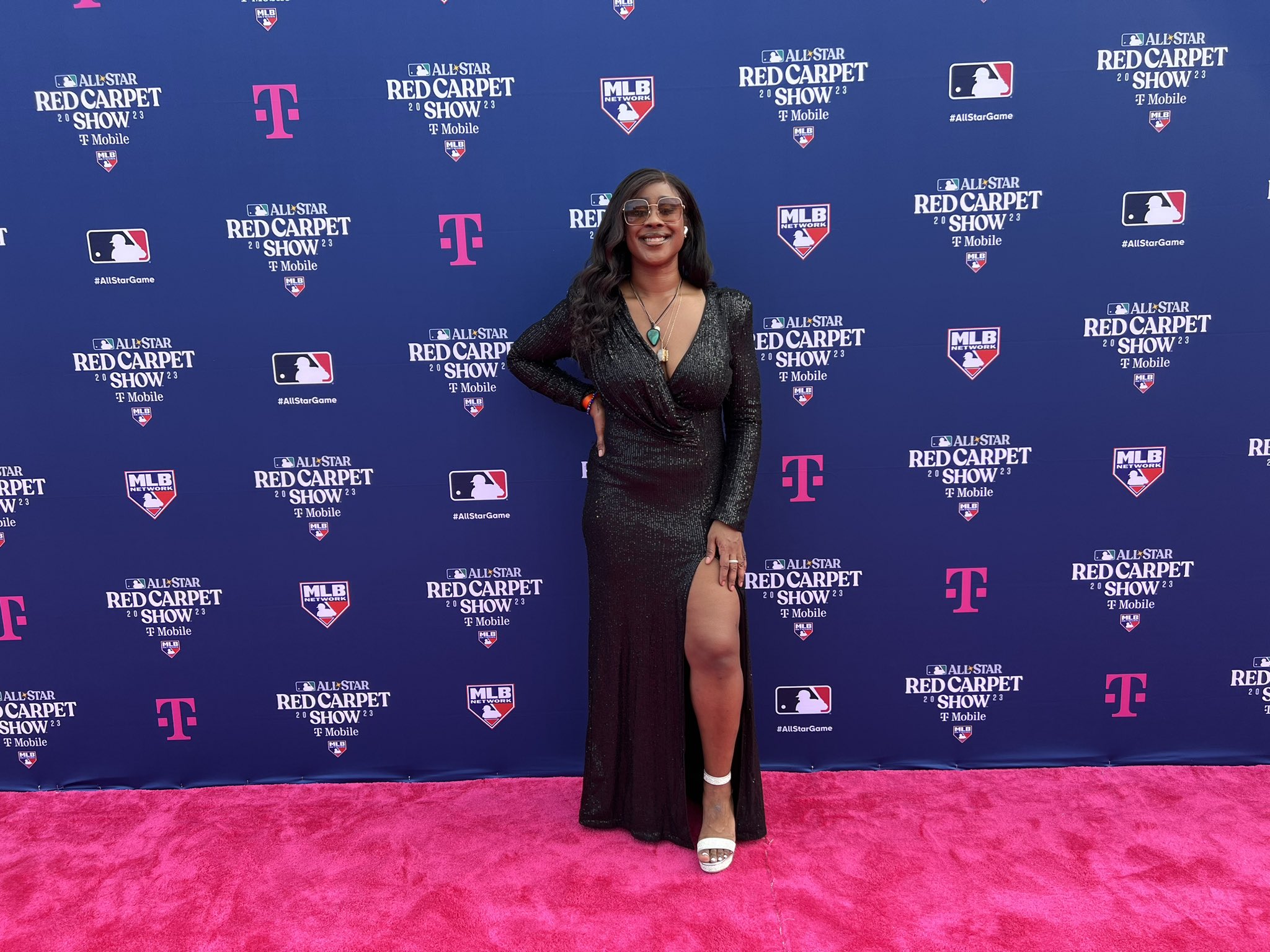 Besa on the MLB All-Star red carpet